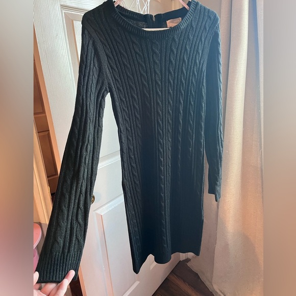 Black Sweater Dress - Picture 1 of 2